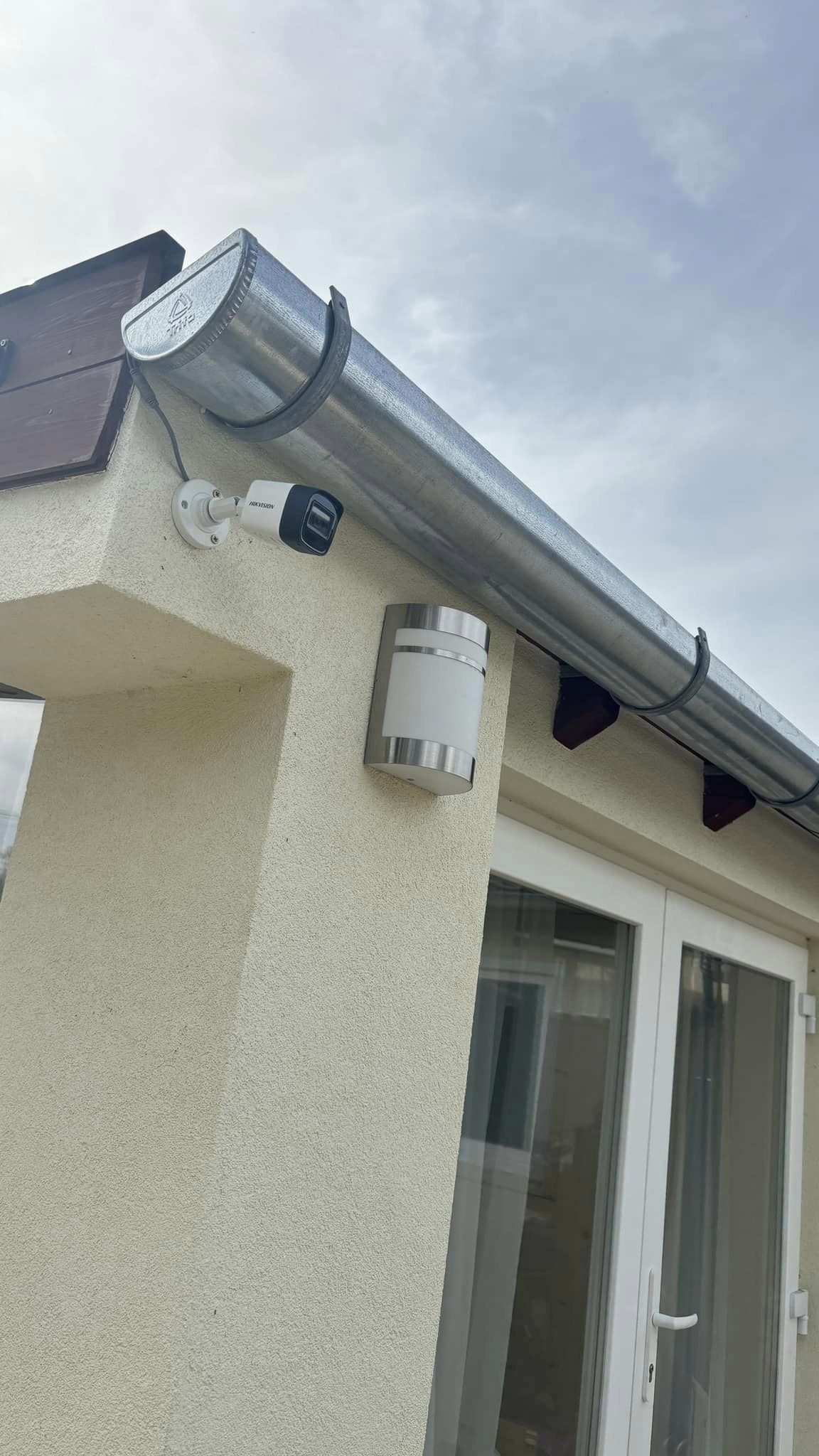 JCB kotró munka közben